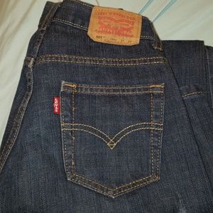 Big Boys Dark Denim Levi's 505